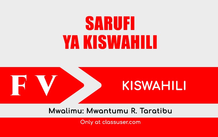 Sarufi ya kiswahili