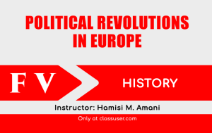 Political revolutions in Europe and Administrative system