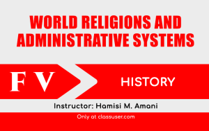 World religions and administrative systems