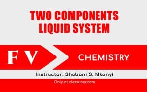 Two components liquid system